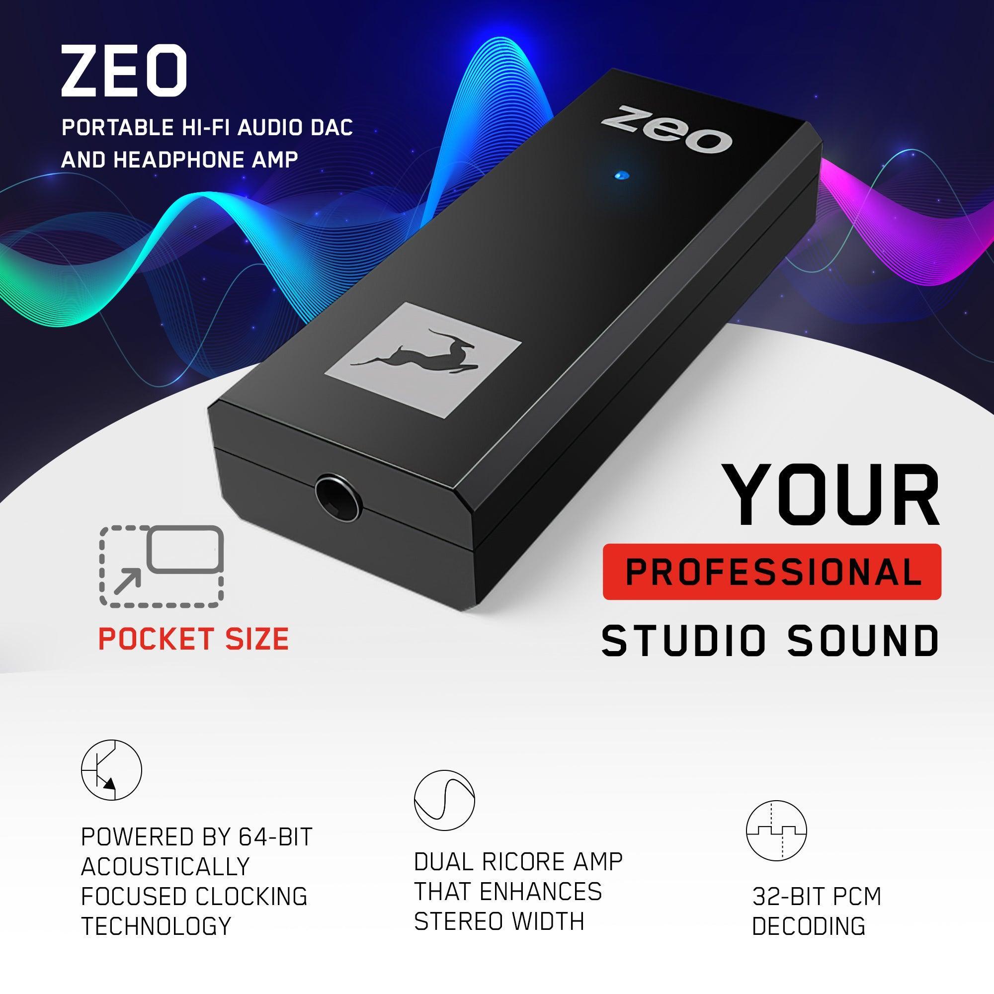 Antelope Audio - ZEO | Portable Hi-Fi Audio DAC and Headphone Amp - VirtuousWares:Global