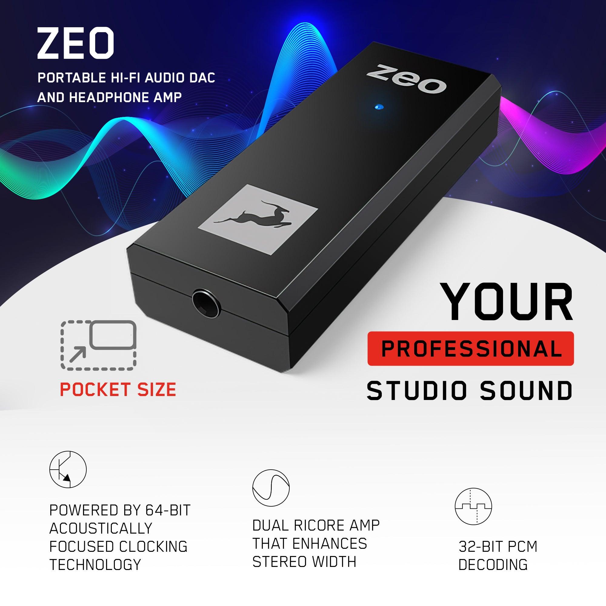 Antelope Audio - ZEO | Portable Hi-Fi DAC and Headphone AMP - VirtuousWares:Global