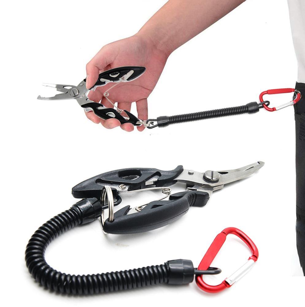 Anti-lost Fishing Pliers Stainless Steel Tools Fishing Line Pliers - VirtuousWares:Global