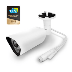 AR4 Outdoor Bullet Camera - White, AI Detection, Night Vision - VirtuousWares:Global