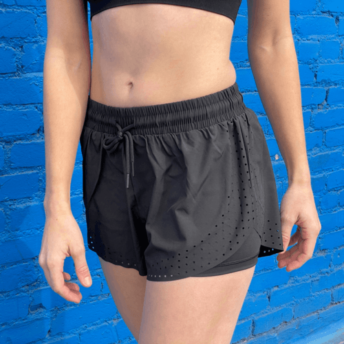 Arielle Athletic Shorts with Built-In Compression - VirtuousWares:Global