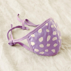 ARNOLDI 3-ply All-size Organic Cotton Face Mask (Waterproof), in Lilac - VirtuousWares:Global
