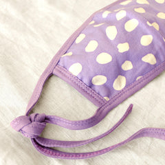 ARNOLDI 3-ply All-size Organic Cotton Face Mask (Waterproof), in Lilac - VirtuousWares:Global