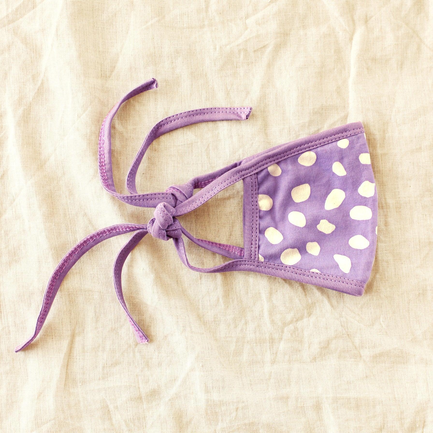 ARNOLDI 3-ply All-size Organic Cotton Face Mask (Waterproof), in Lilac - VirtuousWares:Global
