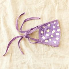ARNOLDI 3-ply All-size Organic Cotton Face Mask (Waterproof), in Lilac - VirtuousWares:Global
