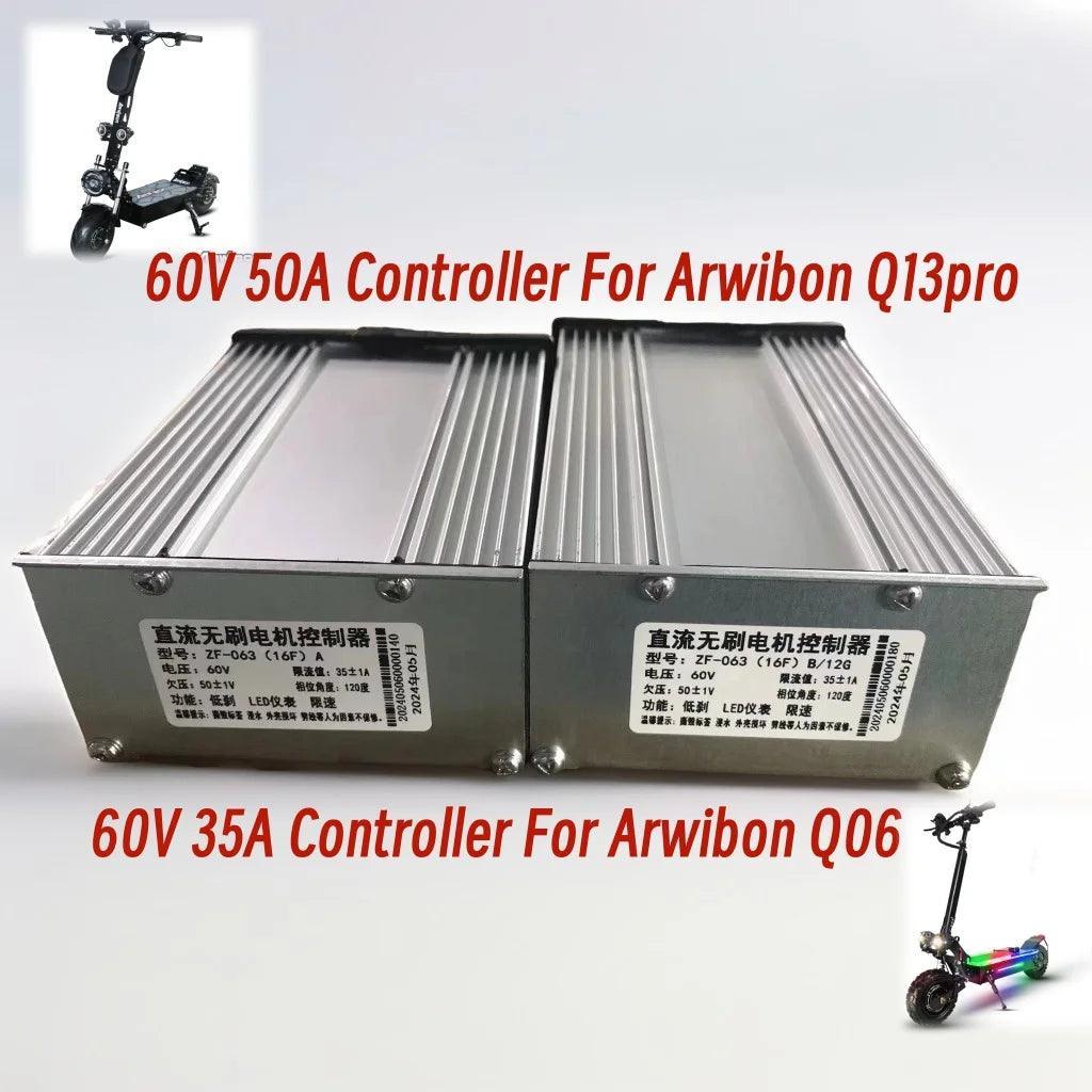 Arwibon Q06 Q13 Pro 60V 35A 50Amps Electric Scooter Controllers Parts - VirtuousWares:Global