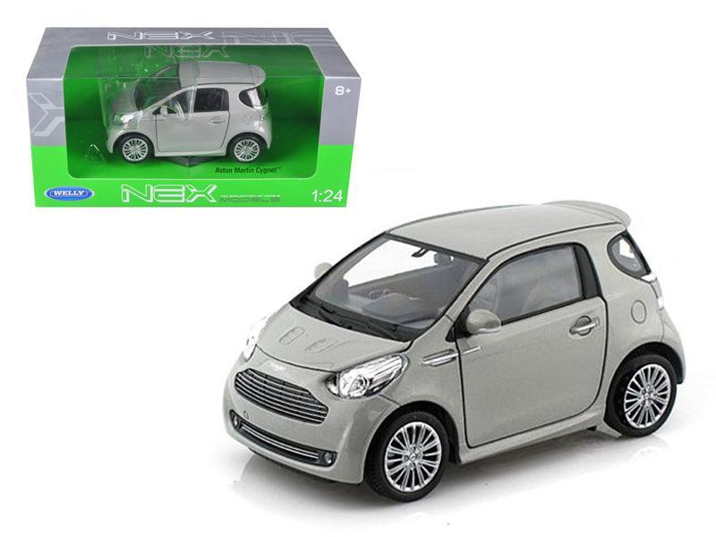 Aston Martin Cygnet Silver 1/24 Diecast Model Car by Welly - VirtuousWares:Global