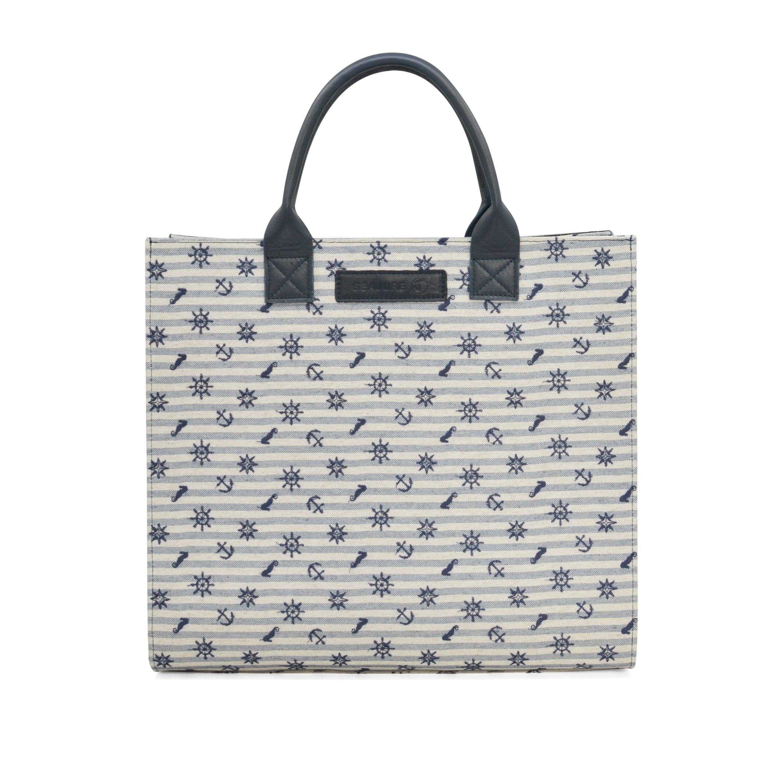Atol Tote Bag Embroidered Linen - VirtuousWares:Global