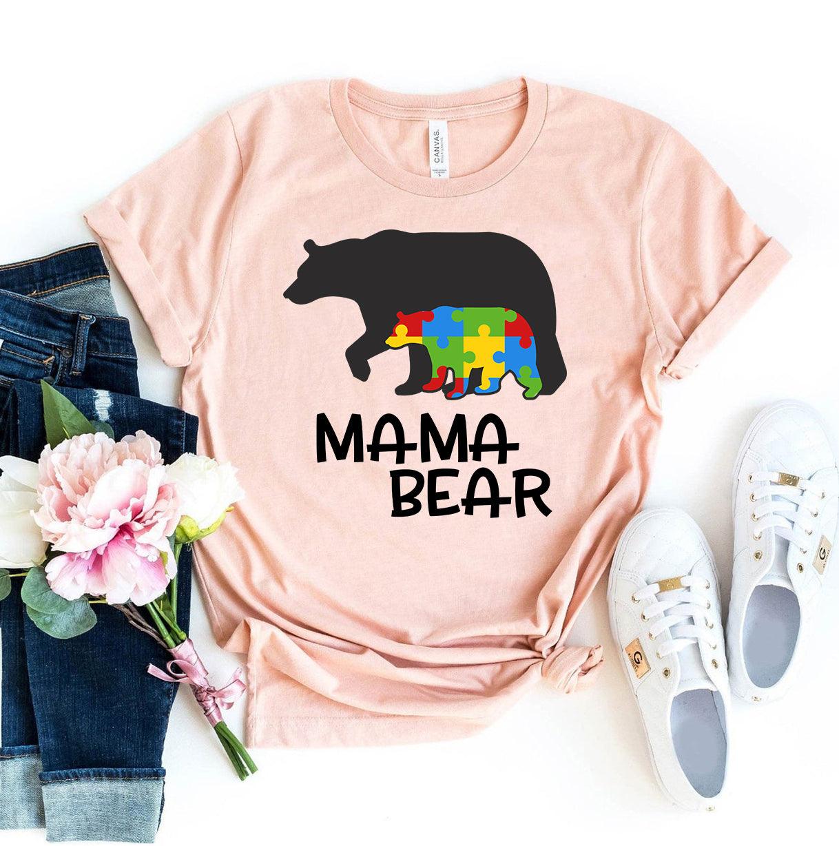 Autism Mama Bear T-shirt - VirtuousWares:Global