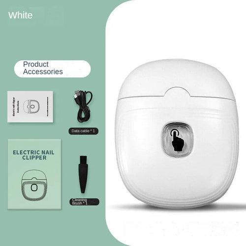 Automatic Electric Nail Clippers USB Rechargeable Nail Trimmer Grinder - VirtuousWares:Global
