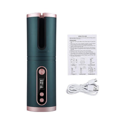 Automatic Hair Curler Ceramic Anti-Scalding Wireless Curling Iron for - VirtuousWares:Global