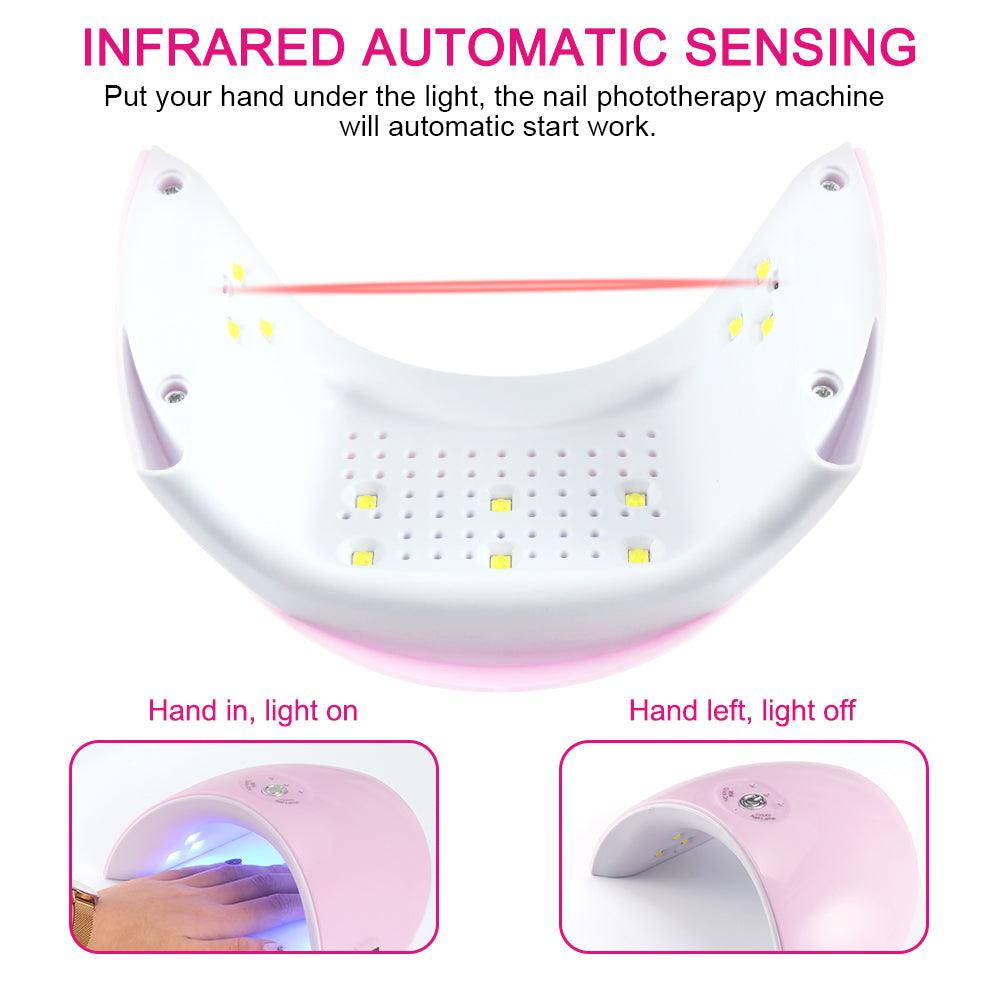 Automatic Sensing 36W LED Nail Polish Dryer Lamp - VirtuousWares:Global