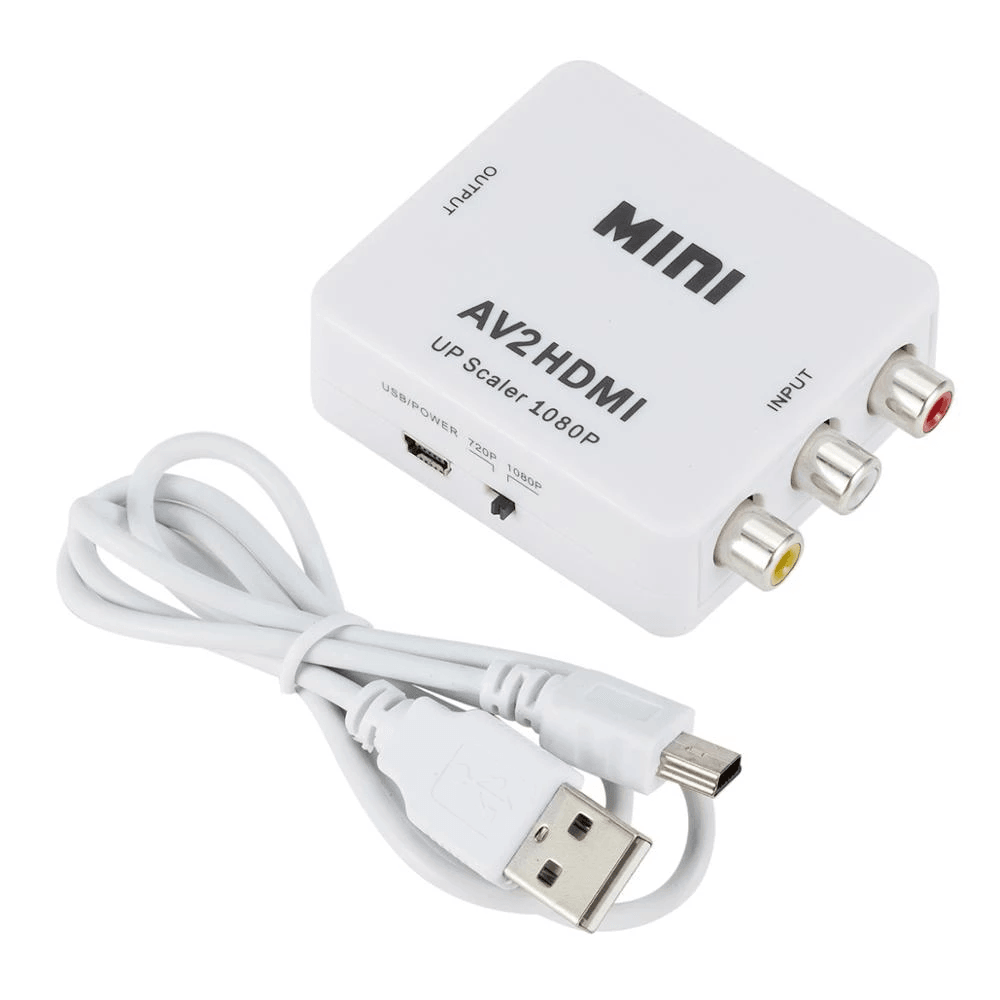 AV To HDMI-compatible Switch Box AV2HDMI Converter - VirtuousWares:Global