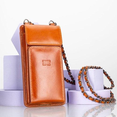 Avjin Crossbody Leather Bag Compatible with Phones up to 6.9" - VirtuousWares:Global