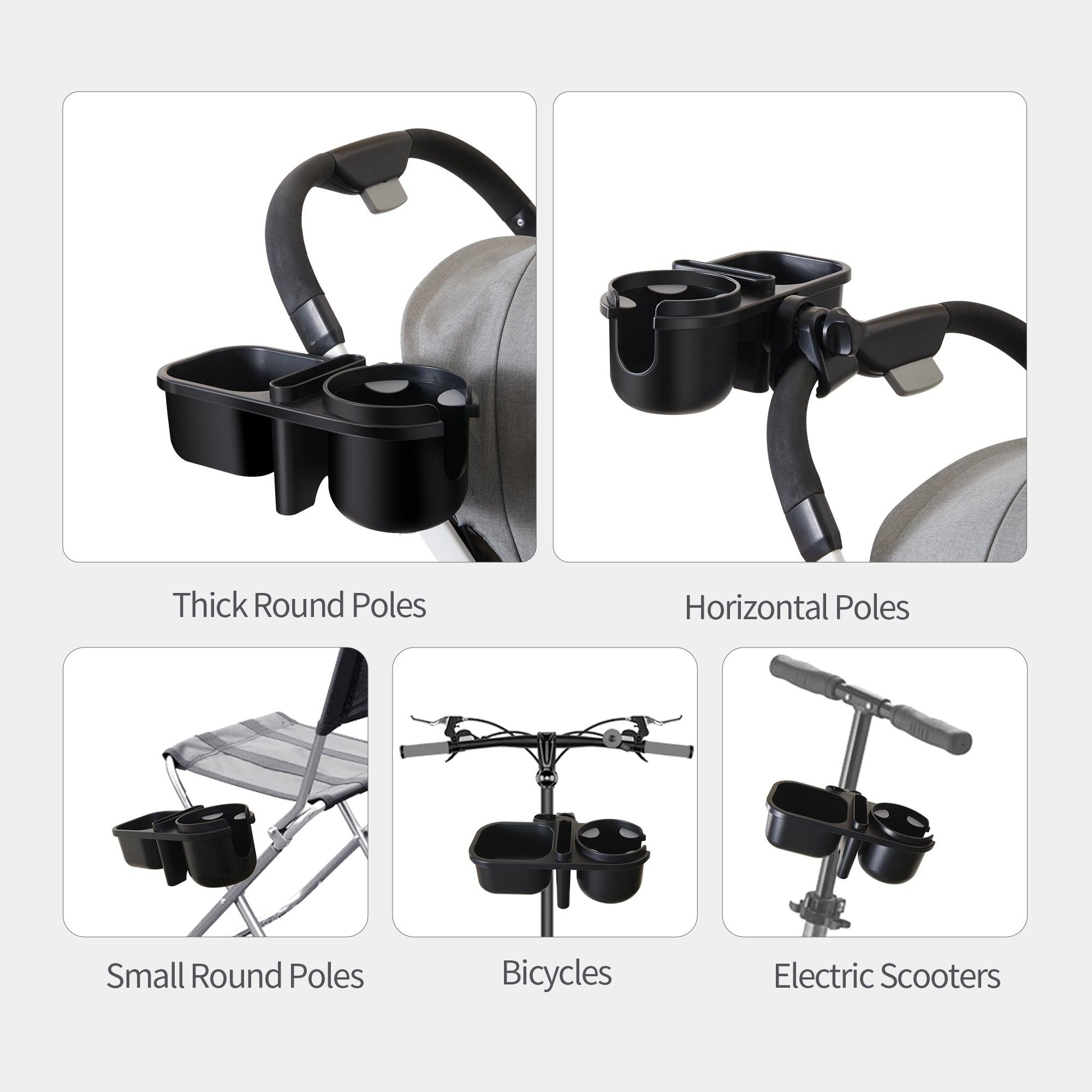 Baby Stroller Parent Cup Holders 3 in 1 - VirtuousWares:Global