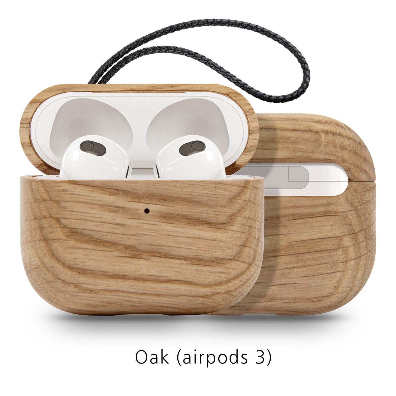 Back Cover Solid Wood Bluetooth Earphone Case - VirtuousWares:Global