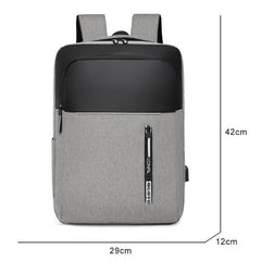 Backpack For Men Multifunctional Business Notebook Backpack USB - VirtuousWares:Global