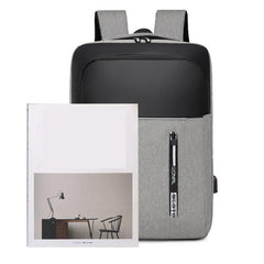 Backpack For Men Multifunctional Business Notebook Backpack USB - VirtuousWares:Global