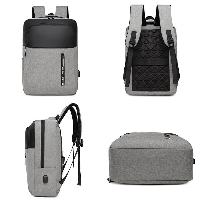 Backpack For Men Multifunctional Business Notebook Backpack USB - VirtuousWares:Global