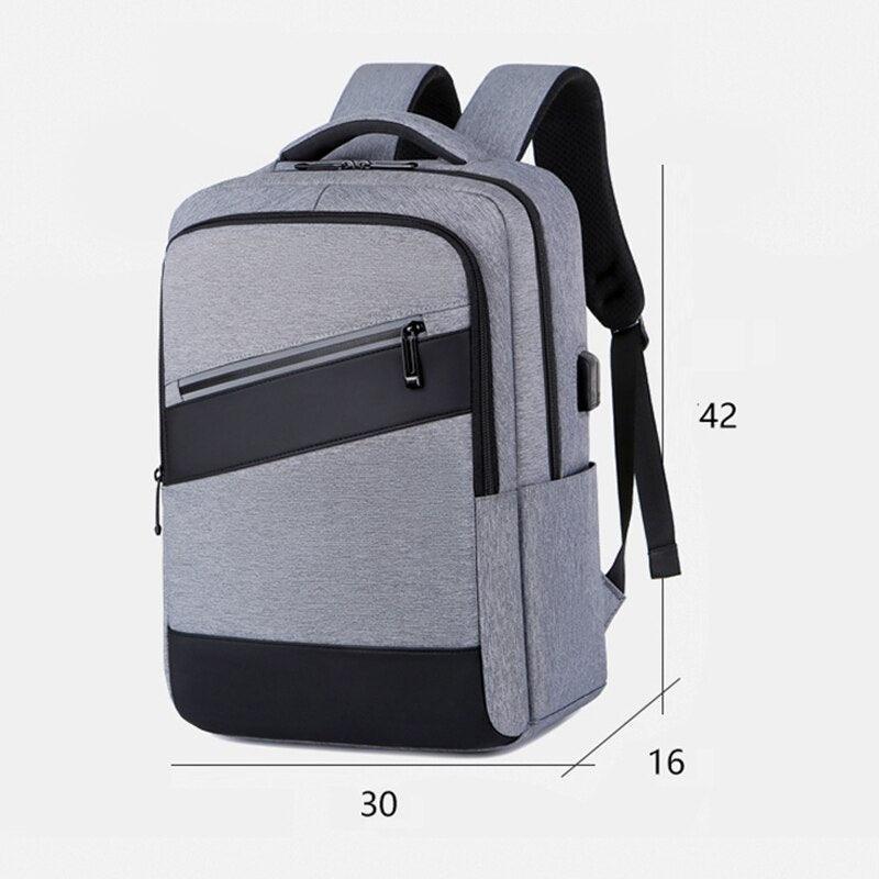 Backpack For Men Multifunctional Man's Business Bag USB Charging - VirtuousWares:Global