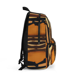 Backpack - Large Water-resistant Bag, Zorse Geometric Print Pattern - VirtuousWares:Global