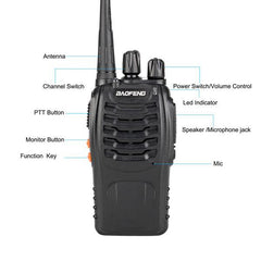 BaoFeng BF-888S 5W 400-470MHz Handheld Walkie Talkie Interphone - VirtuousWares:Global