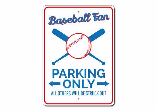 Baseball Fan Parking Sign - VirtuousWares:Global