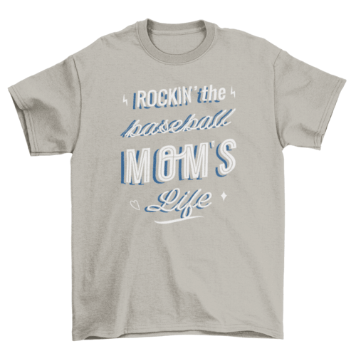 Baseball mom quote t-shirt - VirtuousWares:Global