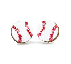 Baseball Stud Earrings #3068 - VirtuousWares:Global