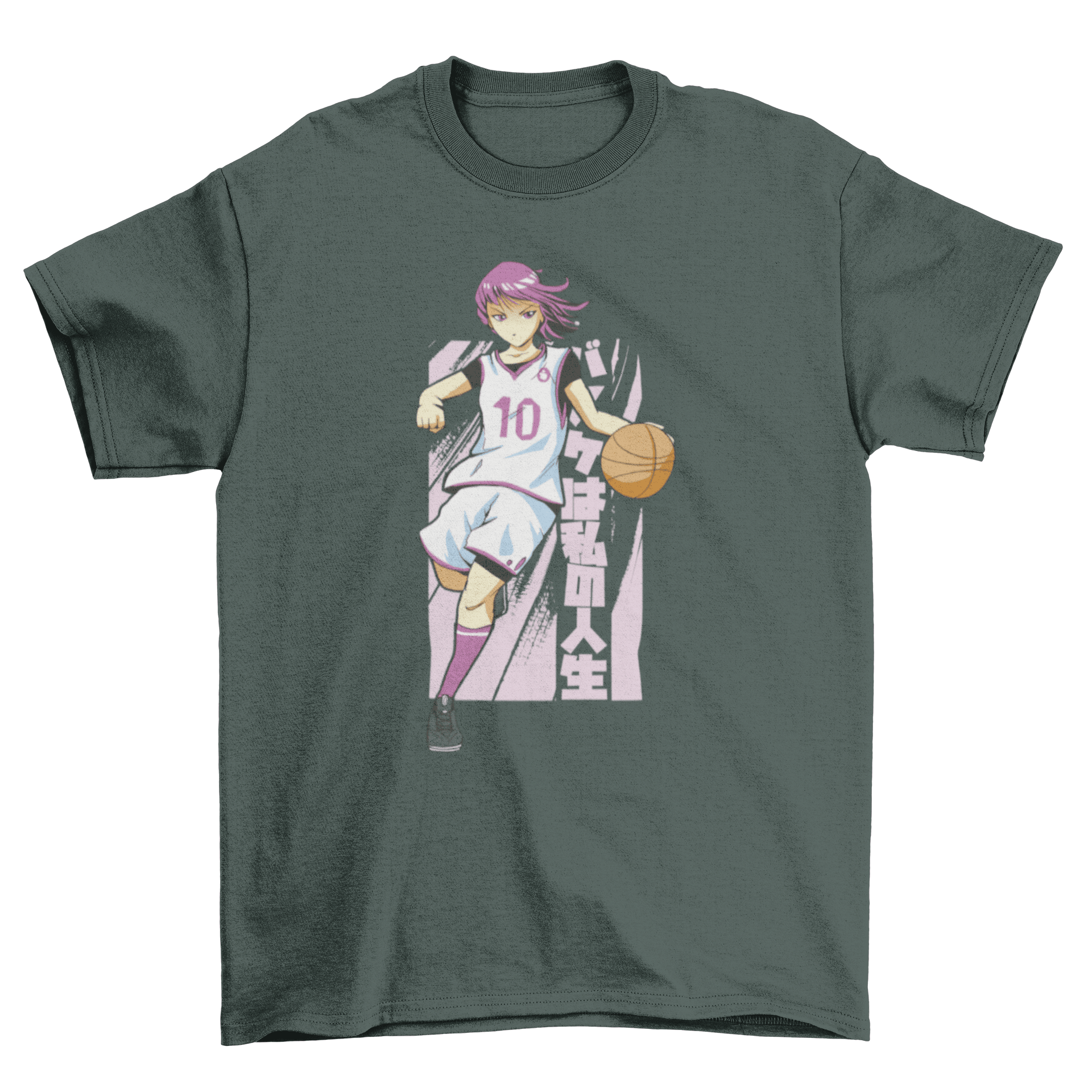 Basketball anime girl t-shirt - VirtuousWares:Global