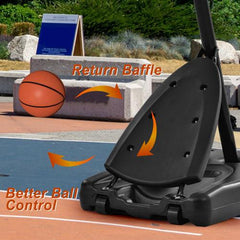 Basketball Hoop Basketball System 7.5ft-10ft Height Adjustable - VirtuousWares:Global