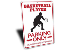 Basketball Player Parking Sign - VirtuousWares:Global
