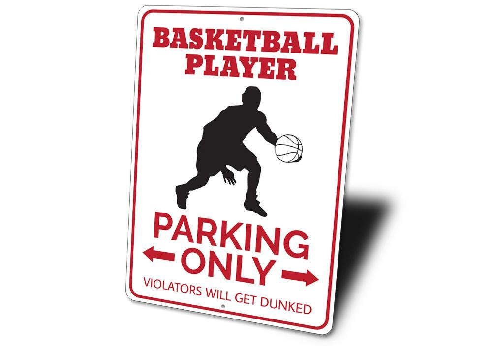 Basketball Player Parking Sign - VirtuousWares:Global
