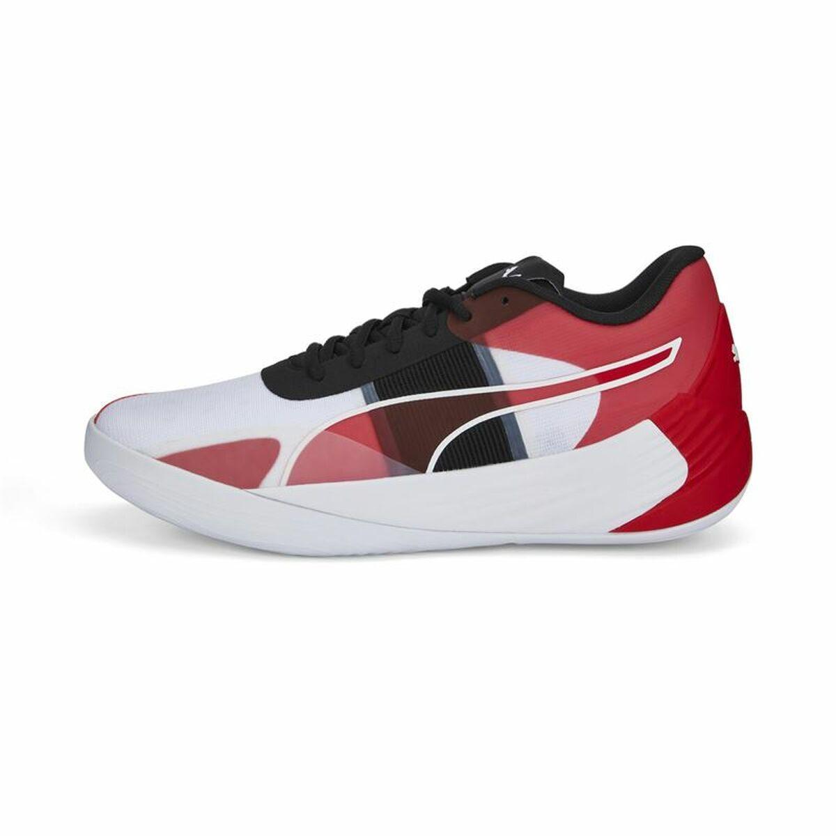 Basketball Shoes for Adults Puma Fusion Nitro Team White Men - VirtuousWares:Global