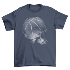 Basketball skull x-ray t-shirt - VirtuousWares:Global