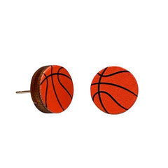 Basketball Stud Earrings #3094 - VirtuousWares:Global