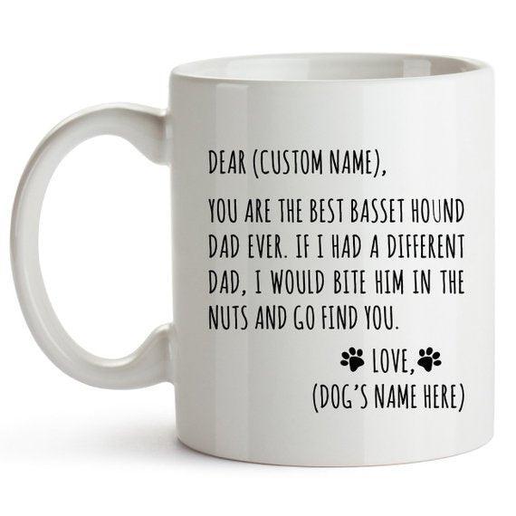 Basset Hound Gifts for Basset Hound Dad Basset - VirtuousWares:Global