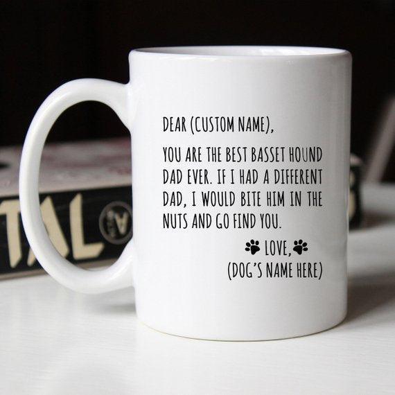 Basset Hound Gifts for Basset Hound Dad Basset - VirtuousWares:Global