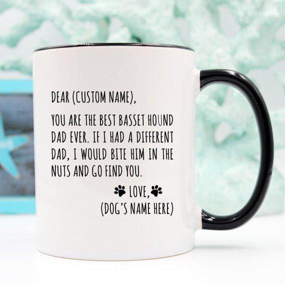 Basset Hound Gifts for Basset Hound Dad Basset - VirtuousWares:Global