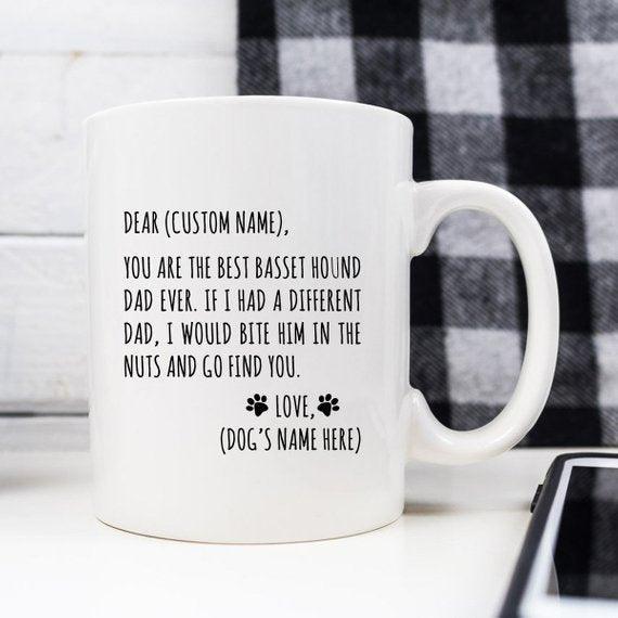 Basset Hound Gifts for Basset Hound Dad Basset - VirtuousWares:Global