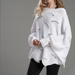 Bat Sweater Loose Pullovers Knitwear - VirtuousWares:Global