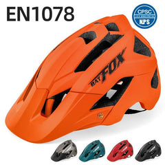BATFOX Cycling Helmet Bike MTB Bicycle Helmet 2024 New Orange Men Women Mountain Road Bike Integrally Molded Sport Helmets - VirtuousWares:Global