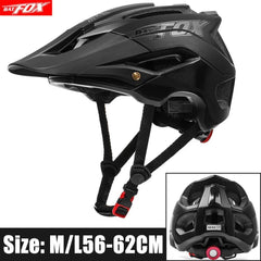 BATFOX Cycling Helmet Bike MTB Bicycle Helmet 2024 New Orange Men Women Mountain Road Bike Integrally Molded Sport Helmets - VirtuousWares:Global