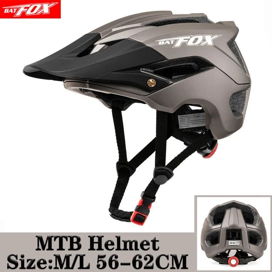 BATFOX NEW MTB Bike Helmet orange Bicycle Helmet Sports Safety men's Cycling helmets mountain bike casco mtb capacete ciclismo - VirtuousWares:Global
