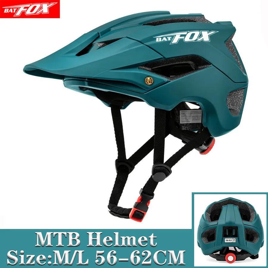 BATFOX NEW MTB Bike Helmet orange Bicycle Helmet Sports Safety men's Cycling helmets mountain bike casco mtb capacete ciclismo - VirtuousWares:Global