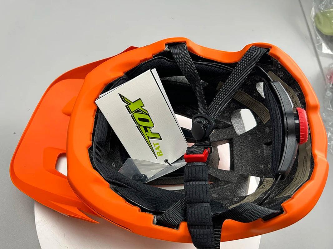 BATFOX NEW MTB Bike Helmet orange Bicycle Helmet Sports Safety men's Cycling helmets mountain bike casco mtb capacete ciclismo - VirtuousWares:Global