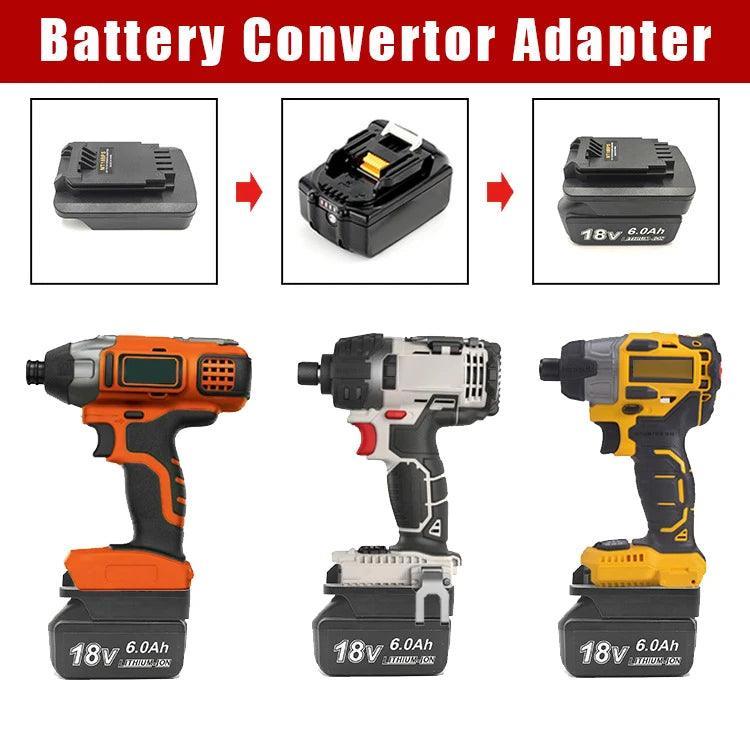 Battery Adapter for Makita 18V Lithium Battery Converted to PORTER CABLE Stanley 18V 20V Battery Converter - VirtuousWares:Global