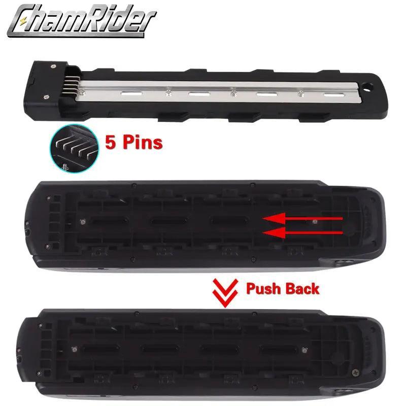 Battery Case Battery box Polly Down Tube Downtube Electric bike E-bike 10S 6P 7P 13S 14S 5P Nickle strips 18650 cells - VirtuousWares:Global
