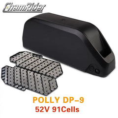 Battery Case Battery box Polly Down Tube Downtube Electric bike E-bike 10S 6P 7P 13S 14S 5P Nickle strips 18650 cells - VirtuousWares:Global