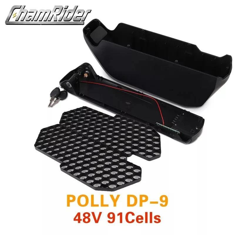 Battery Case Battery box Polly Down Tube Downtube Electric bike E-bike 10S 6P 7P 13S 14S 5P Nickle strips 18650 cells - VirtuousWares:Global